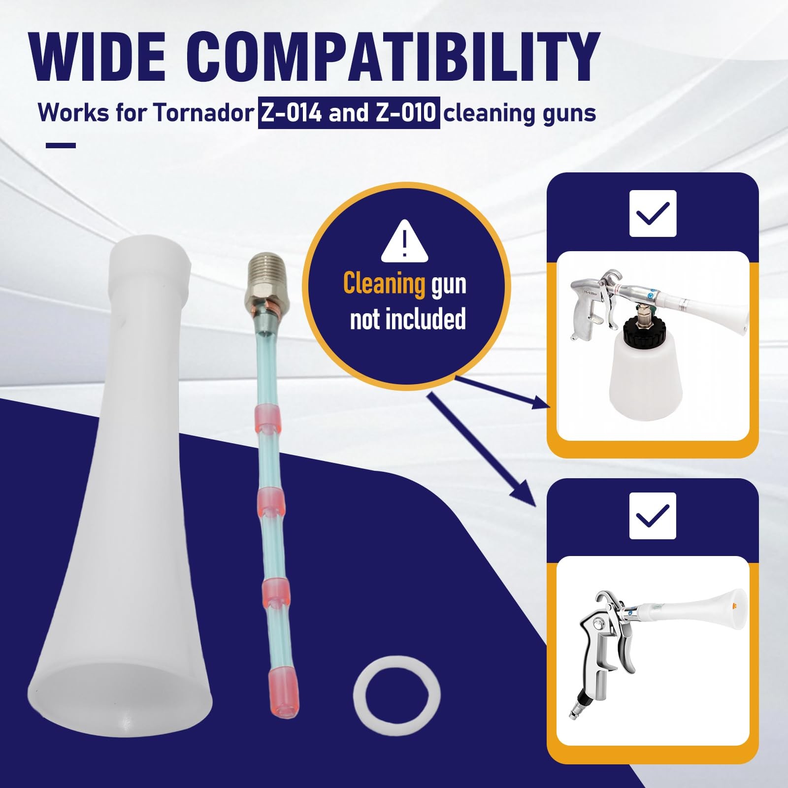 Car Cleaning Tool Kit Compatible with Tornador, Fits for Gun Z-010 & Z-014,…