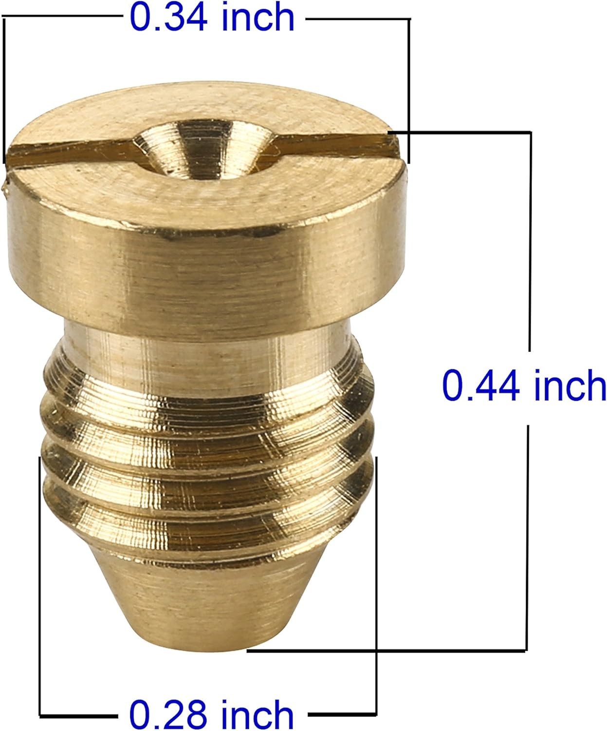 Brass Foam Cannon Orifice Nozzles 1.1mm – 2-Pack for Luxurious Foam Generation