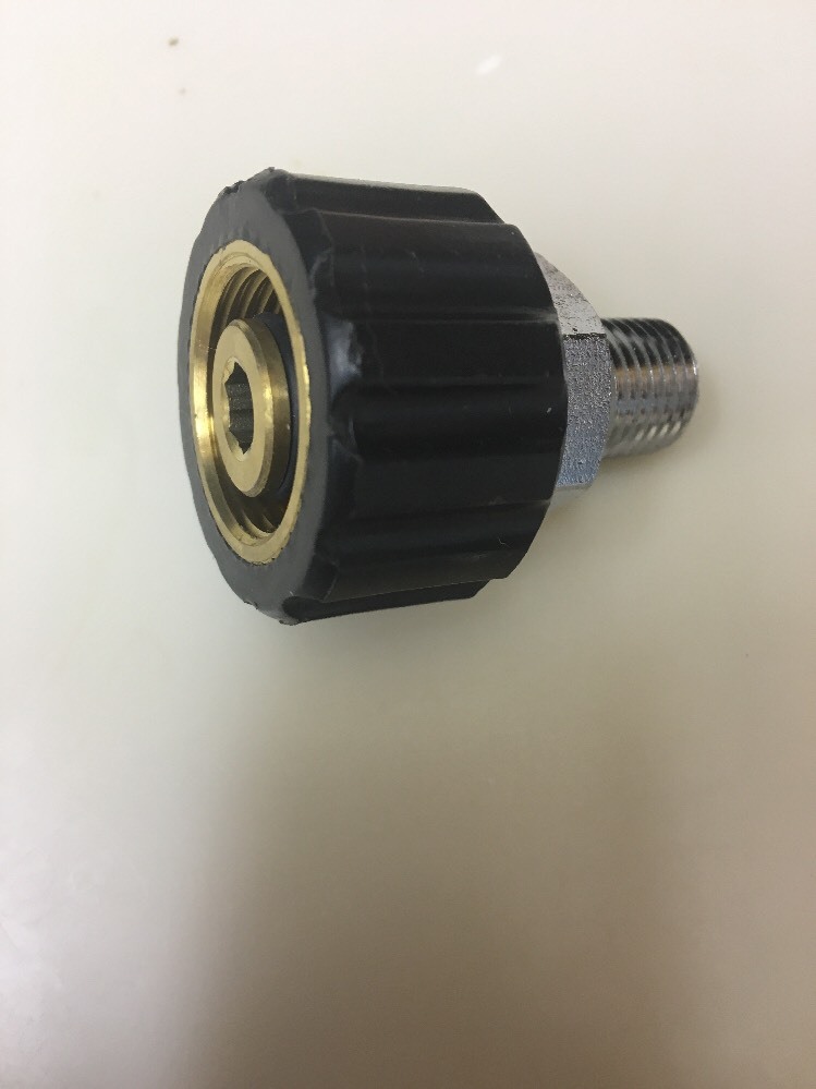 MTM Hydro M22 /14mm Twist Connect X 1/4 NPT Male * Karcher Style 4000 PSI