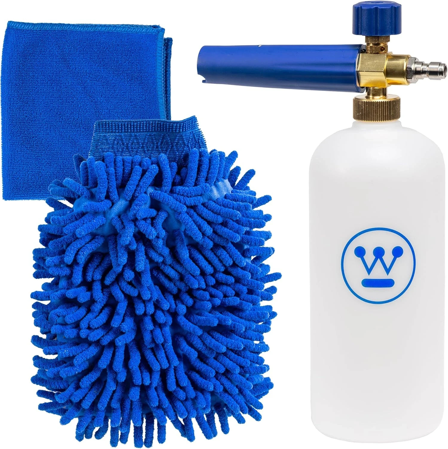 Auto Pressure Washer Accessory Kit; Auto Foam Soap Cannon with Quick Connect, Mi
