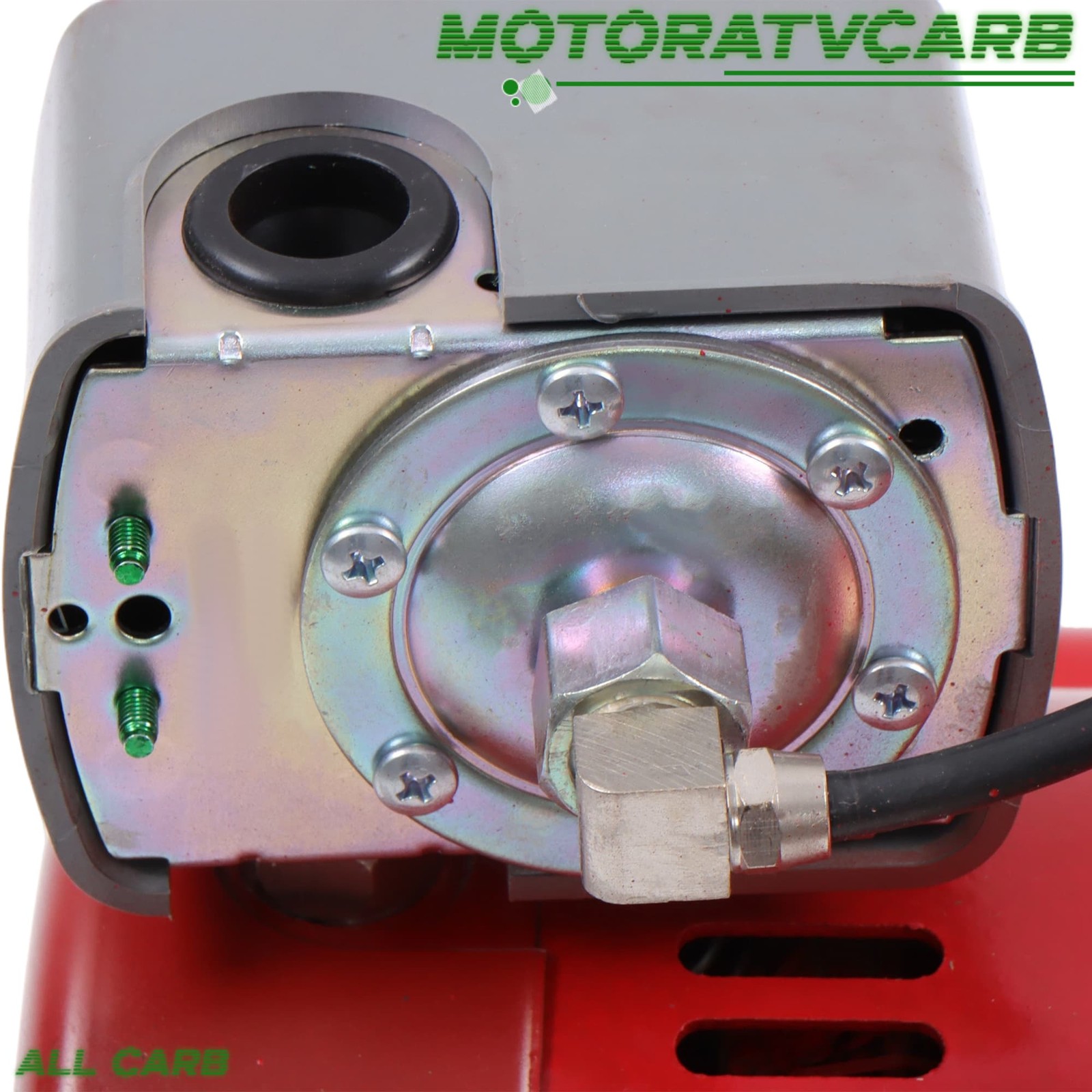 ALL-CARB 1HP 23GPM Dual Voltage 115/230 Volt Cast Iron Shallow Pump Red 602208