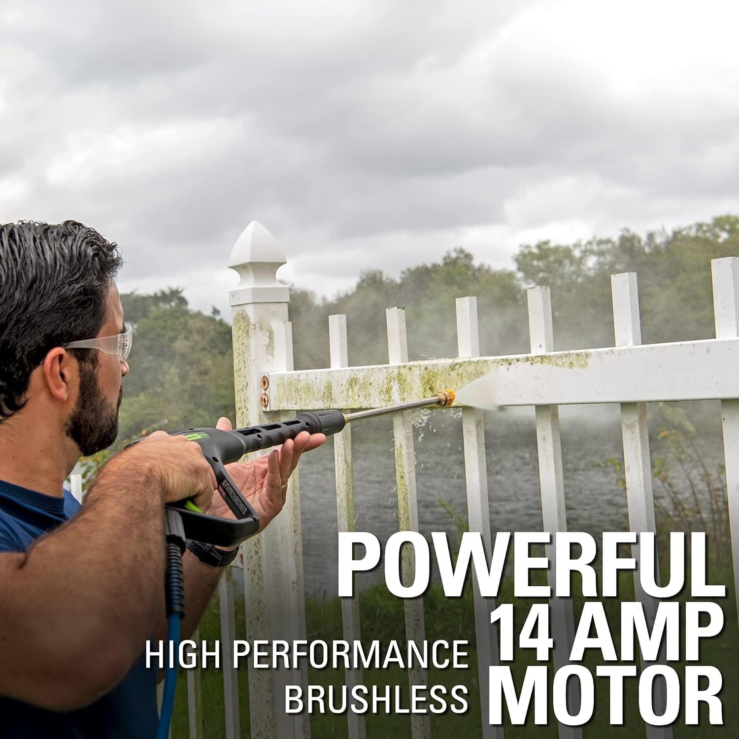 TruBrushless Electric Pressure Washer 2300 PSI, 2.3 GPM – Perfect for Homeowners