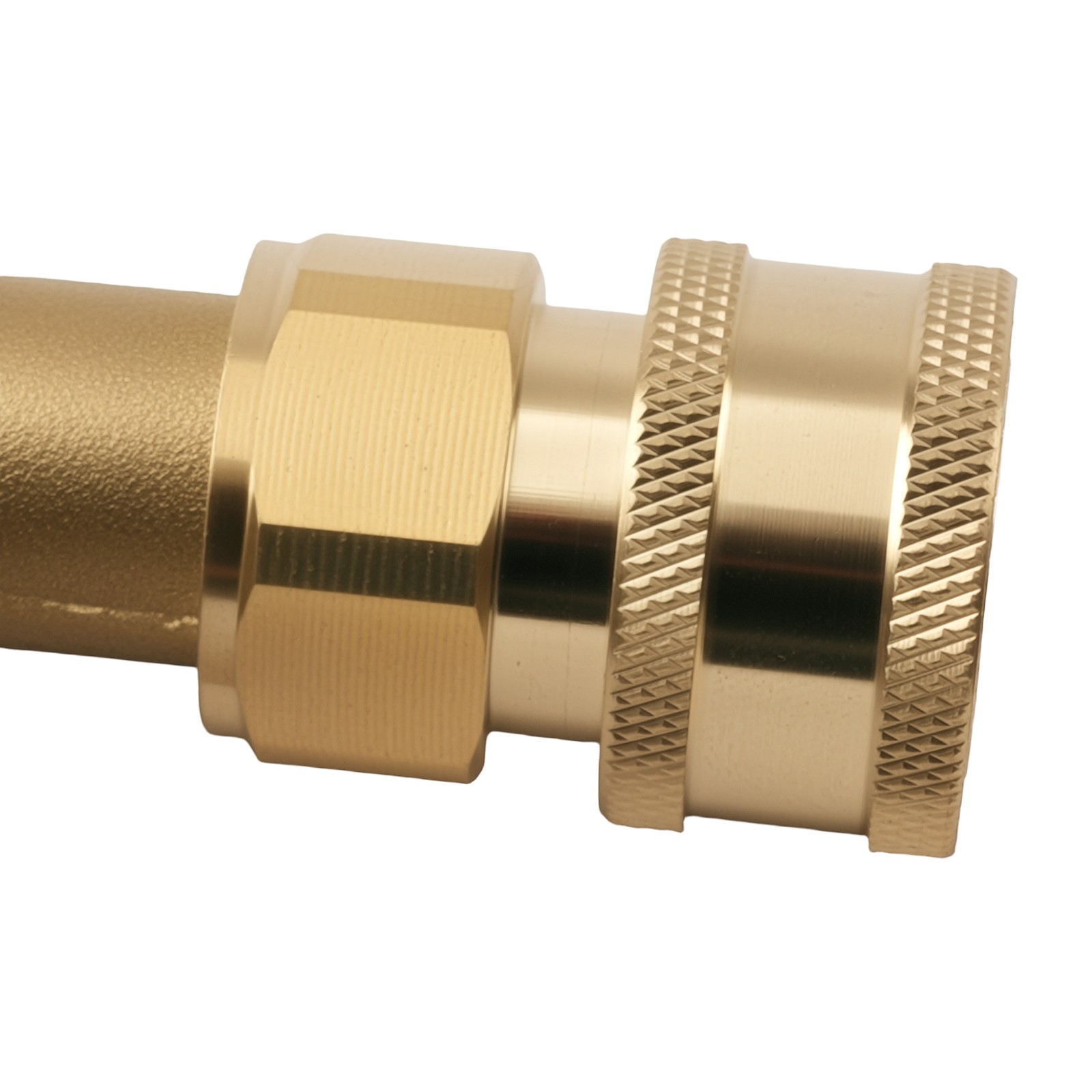 3/8” Quick Connect Pressure Washer Y-Splitter Tee Three Way 5000PSI Brass