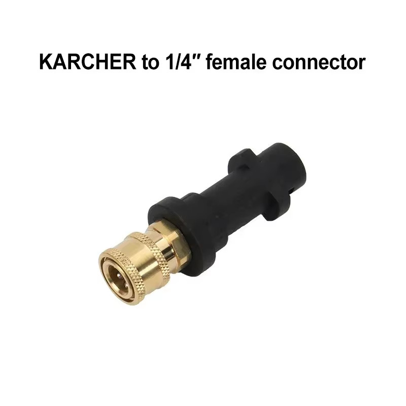 Karcher K2 – K7 High Pressure Washer Adapter with 5 – Color Nozzles & Foam Canno