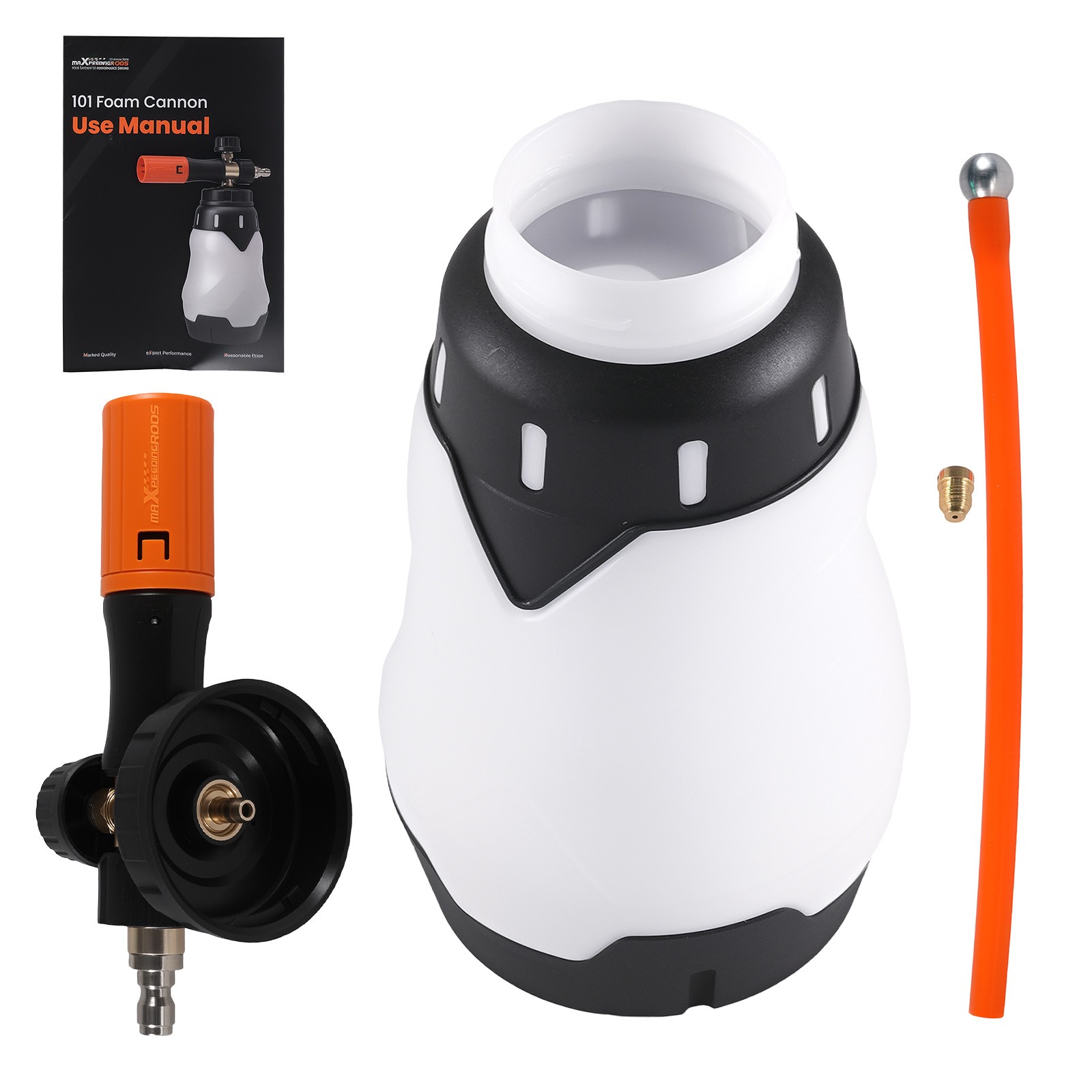 Snow Clear Foam Cannon 1.3L for Pressure Washer Thick Snow 1/4″ Quick Connect