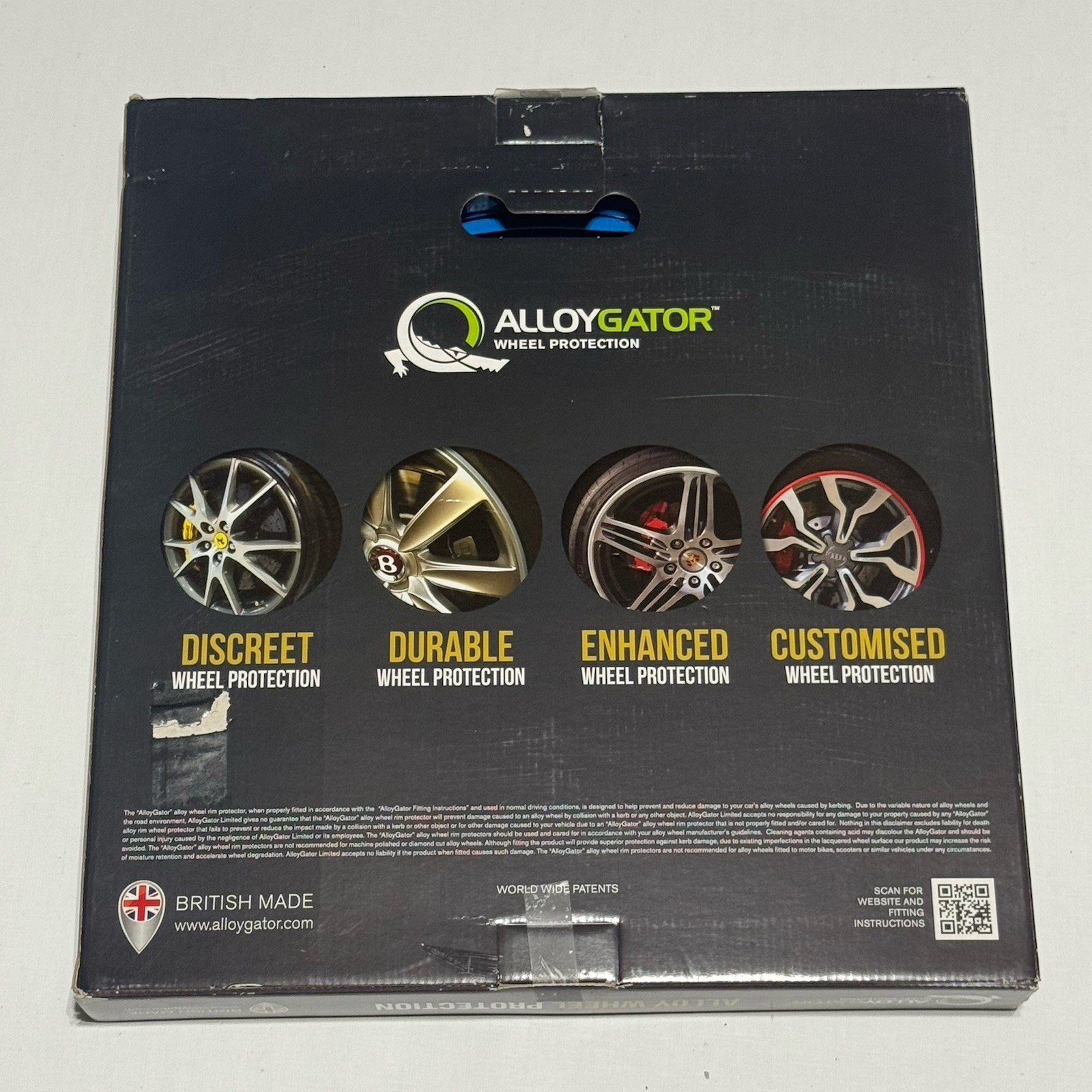 AlloyGator Blue Rim Protector for Car Wheels Fits 12-24 Wheel Diameter Listing A