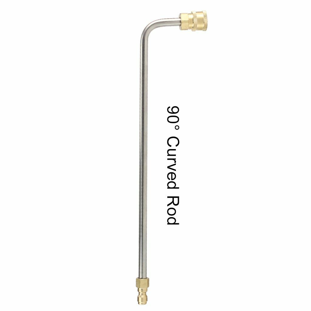 US High Pressure Metal Elbow Washer Gutter Cleaner Lance Wand 1/4″ Quick Connect