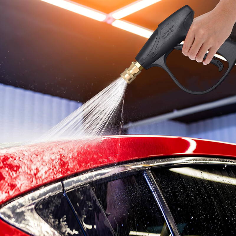 Car High Pressure Wash Water Gun Fan Shaped Quick Connector Nozzles Accessories
