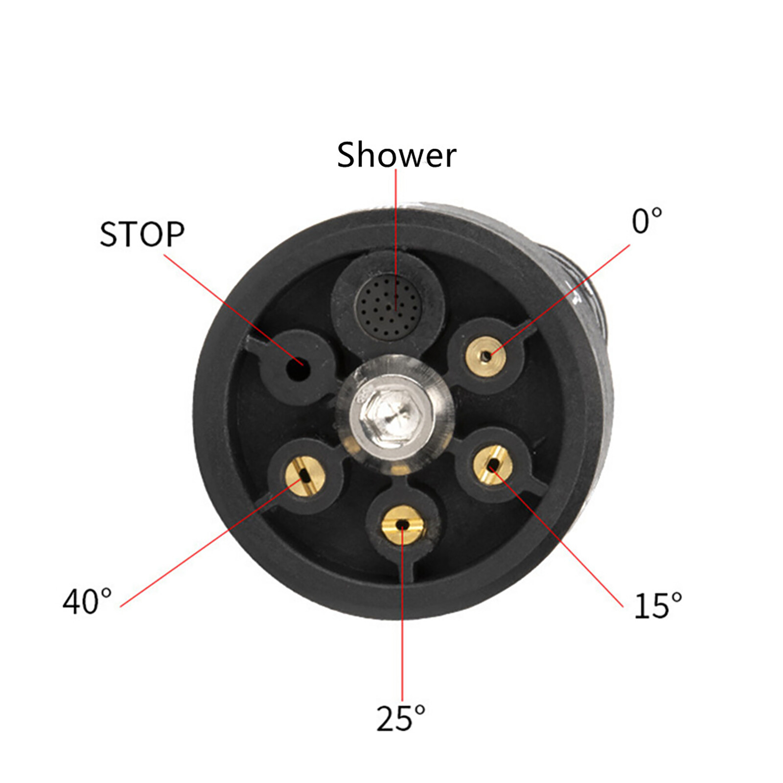 6 in 1 Adjustable Spray Hose Nozzle Water Gun Accessories For Pressure Washer