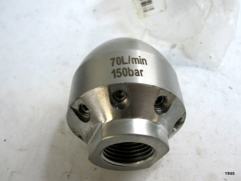 Pressure Drain Nozzle 150 Bar Spray Head Washing Nozzle 70L/min