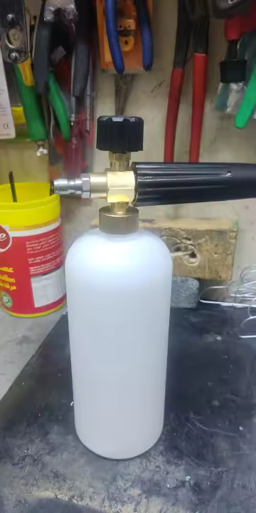 1/4″ Snow Foam Pressure Washer Gun Car Wash Soap Lance Cannon Spray Jet Bottle