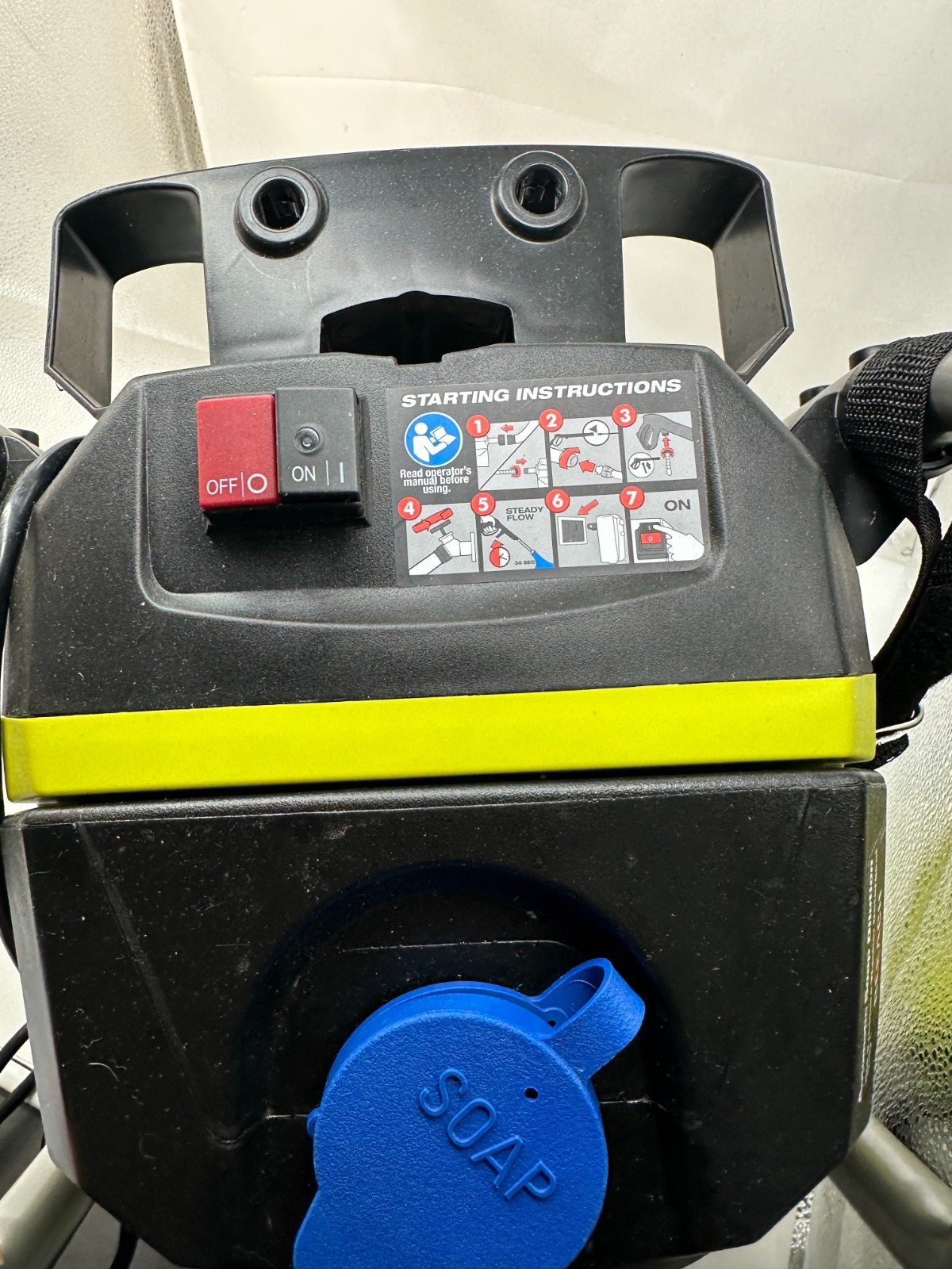 Ryobi RY142022VNM 2000 PSI 1.2 GPM Cold Water Pressure Washer System ONLY