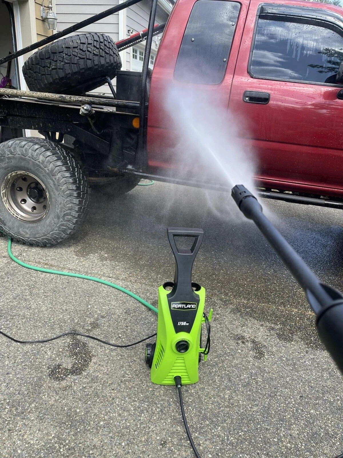 Electric Pressure Washer 1750 PSI 1.3 GPM Cold Water Wheeled Cleaner Corded NEW