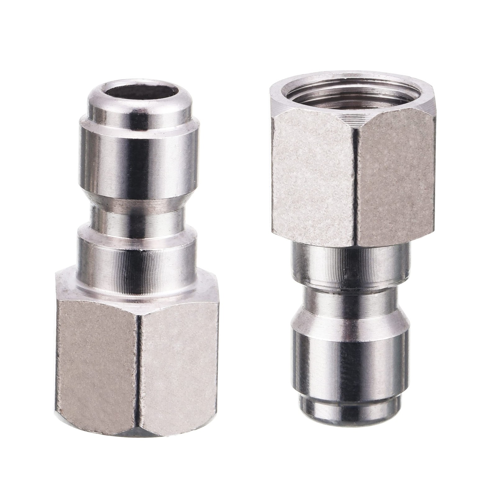 Pressure Washer Couplers, 1/4 Quick Connect Plug, 2 Pack