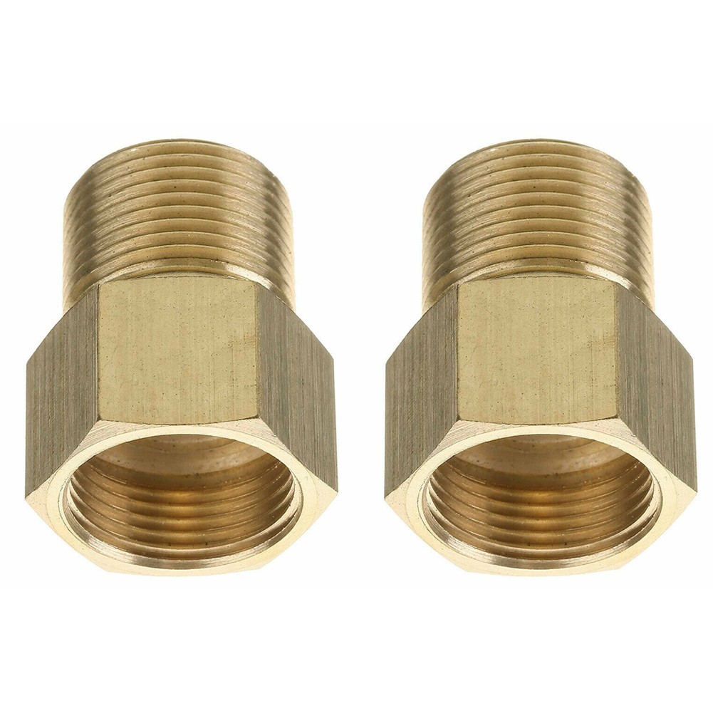 2*Coupler M22-15mm Male To M22 14mm Female Pressure Washer Hose Thread Connector