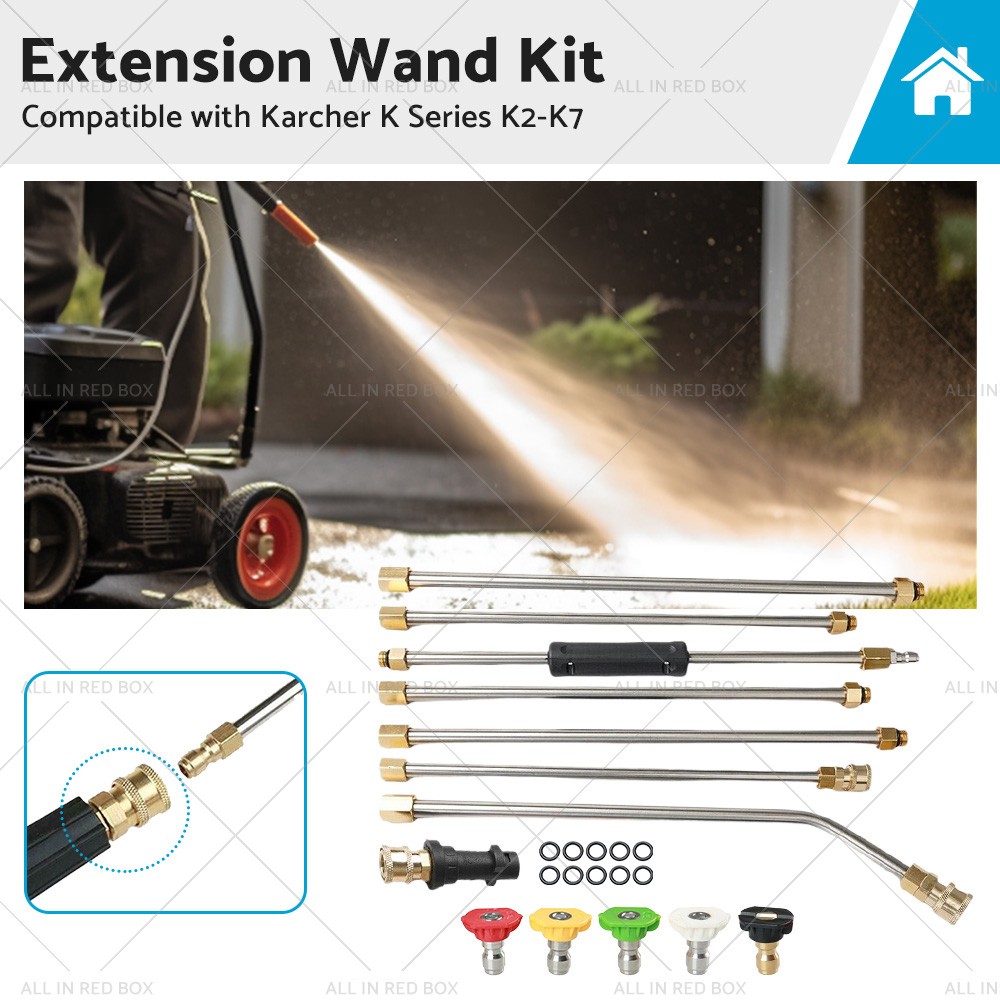 Karcher K2-K7 Pressure Washer Extension Wand Lance Adapter Parts Suitable for K2