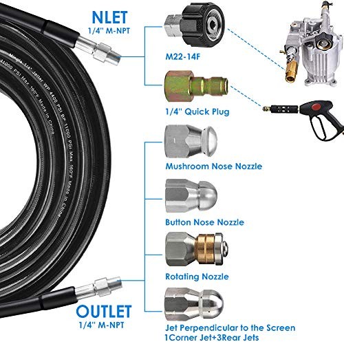 Sewer Jetter 150FT 5800PSI Pressure Washer