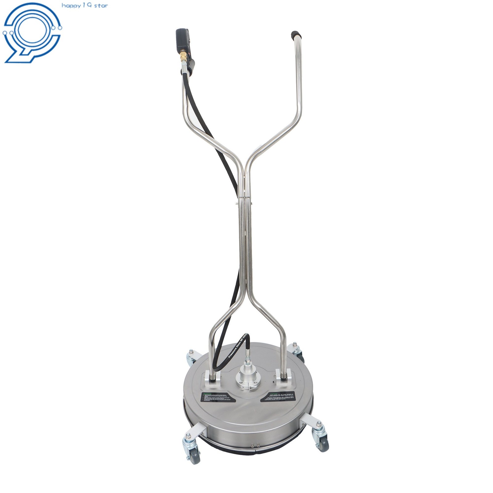 20″ Pressure Washer Surface Cleaner Dual Handles with 4 Wheels 6000PSI Washer
