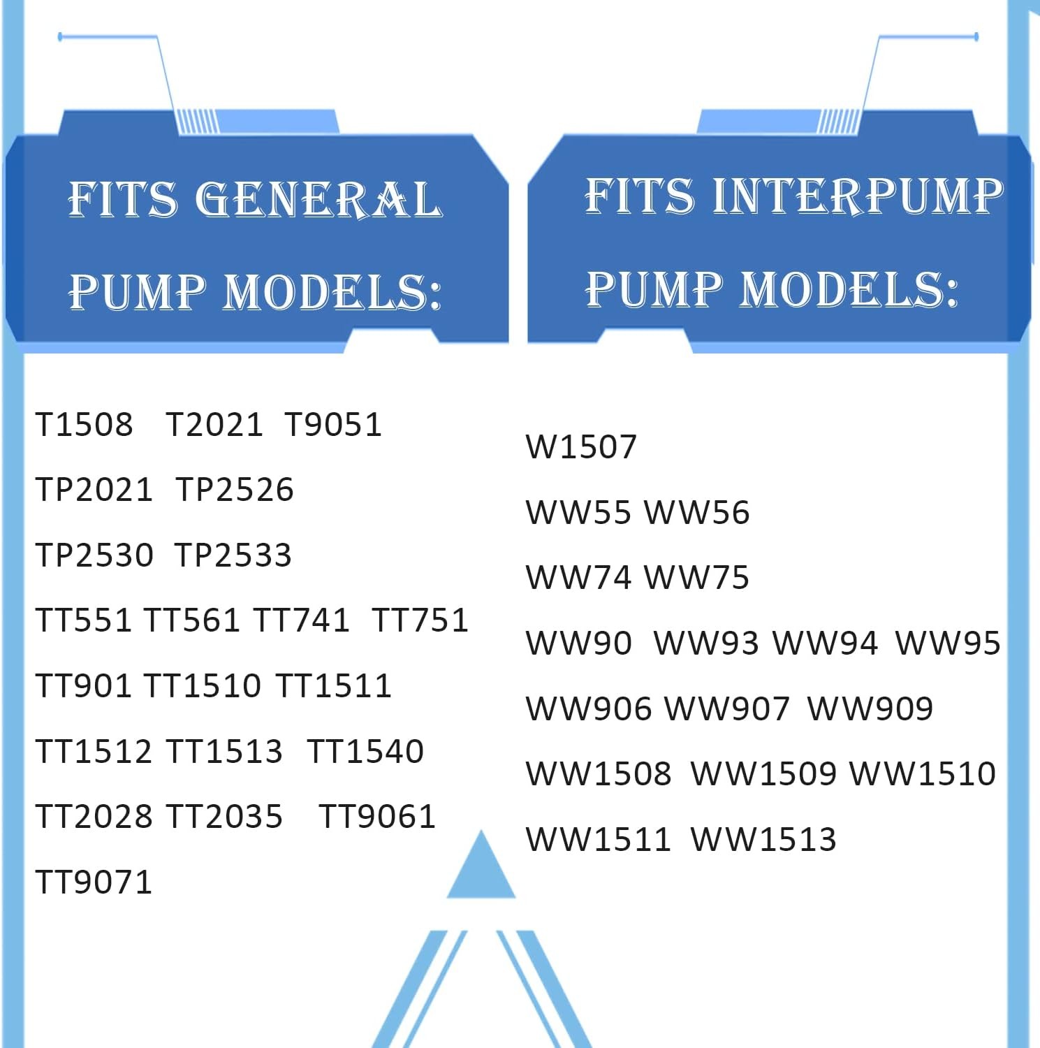 General Pump Interpump Seal Packing Kit for GP K96 KIT96 15mm T W TT & TP Series