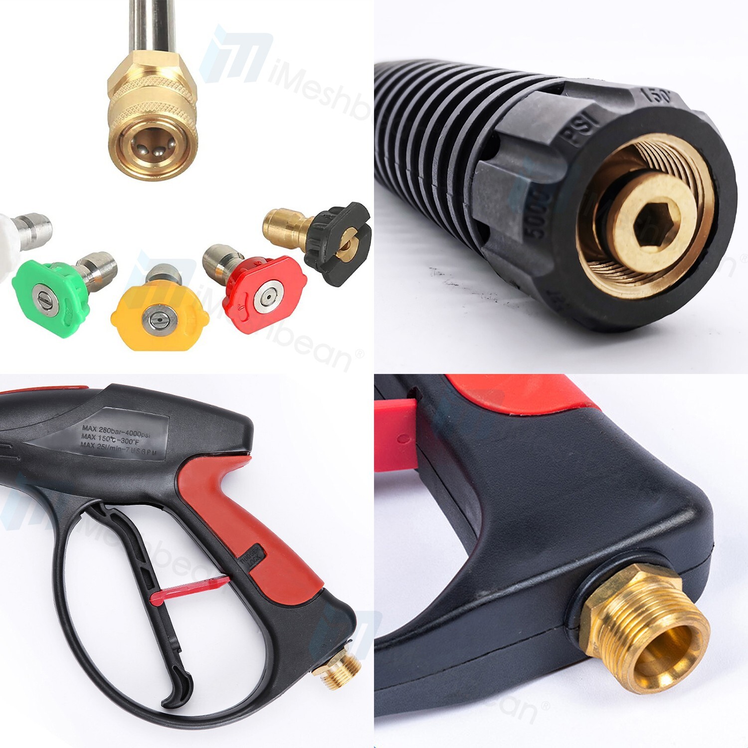 Pressure Washer Parts 8108903950-SPRAY GUN,WAND&HOSE KIT(M22)-Troy Bilt&Generac