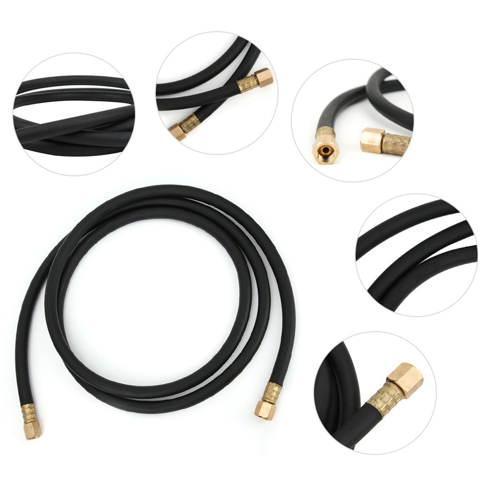 1/4 2.0m Inert Gas Hose Argon CO2 Nitrogen Compressed Air Hose Welding