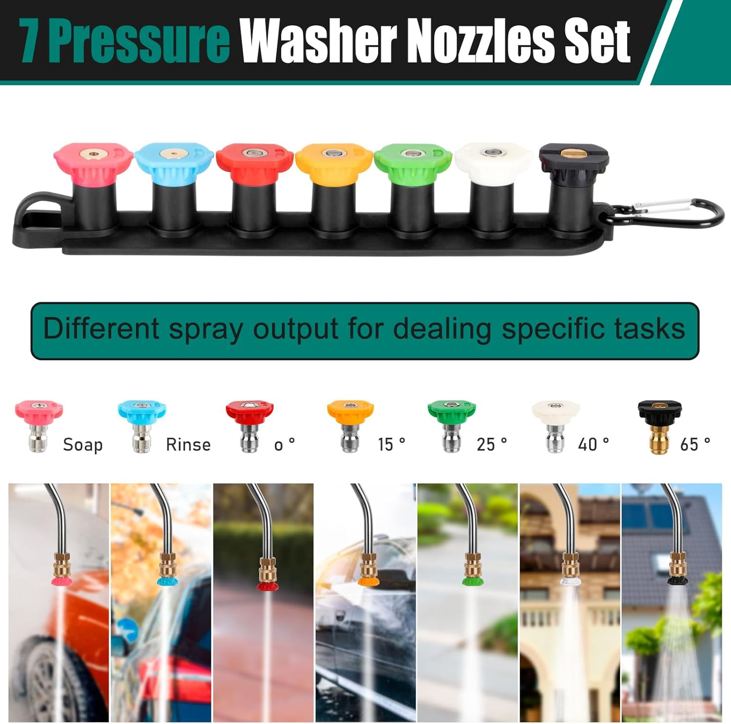 24FT Telescoping Pressure Washer Extension Wand, 4000PSI High Reach Power Washer