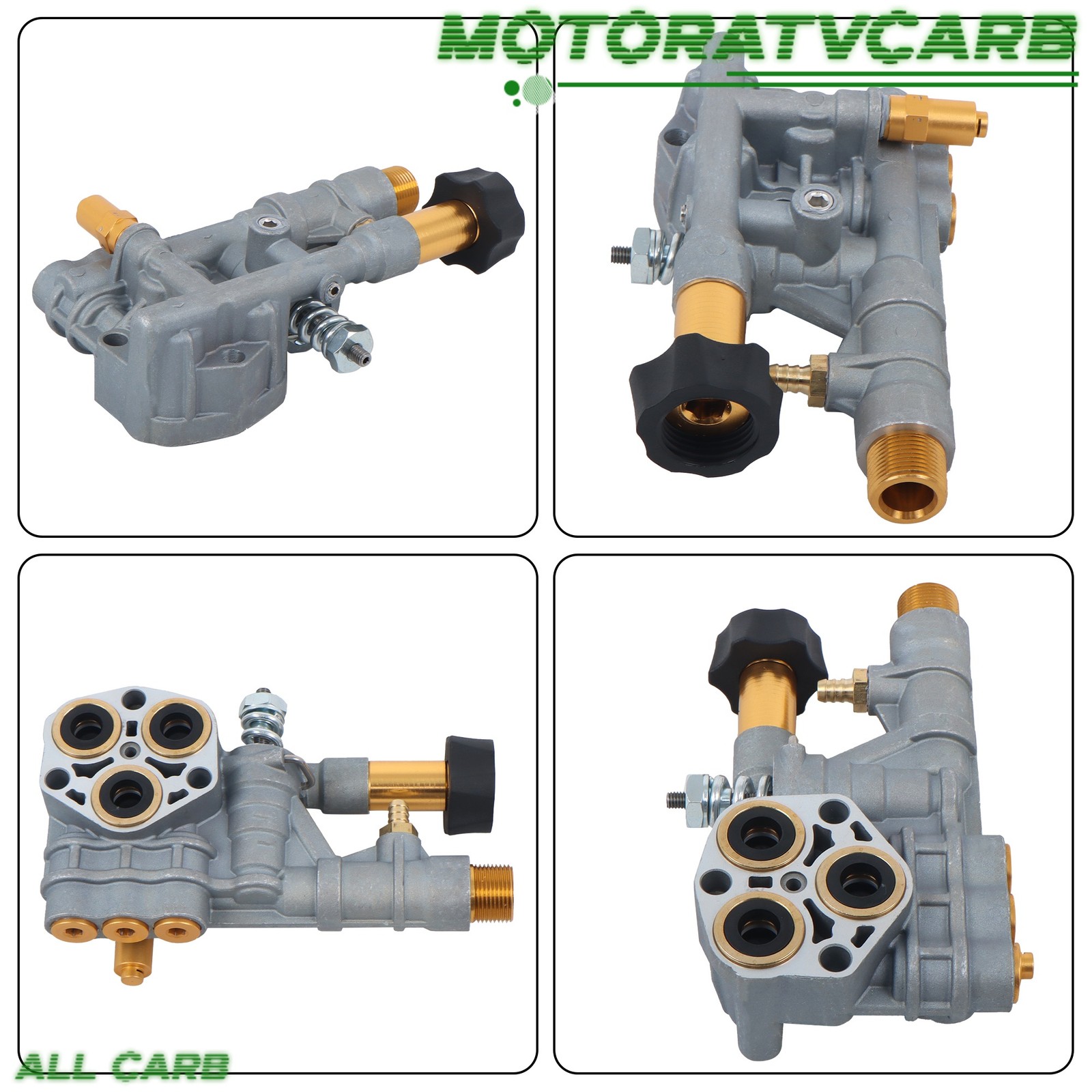 ALL-CARB For Simpson Cleaning 7108366 Manifold Kit for 510020 520006 Washer Pump
