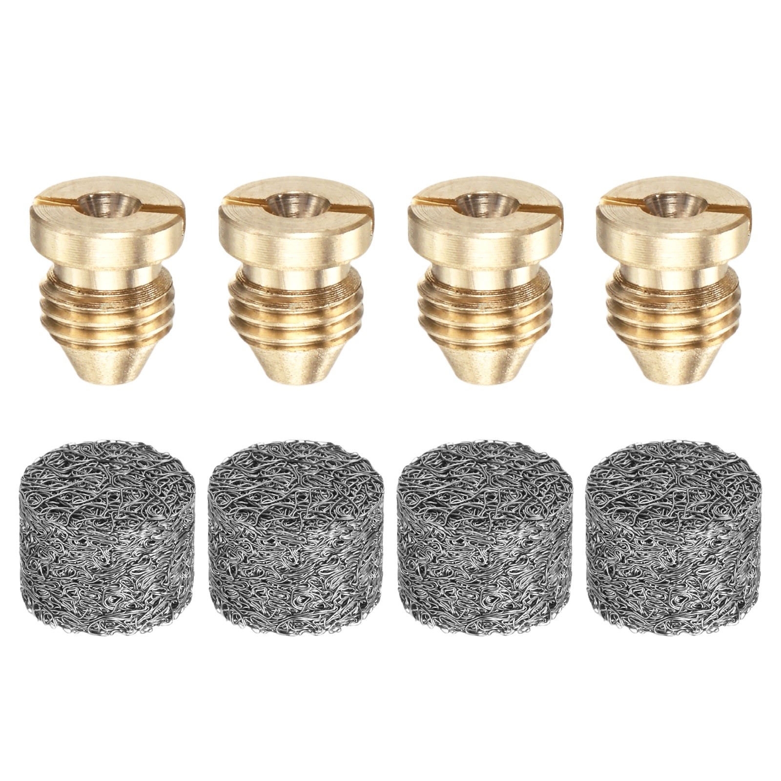 1-Set 1.25mm Copper Orifice Foam Cannon Nozzles and Single Layer Foam Maker Mesh