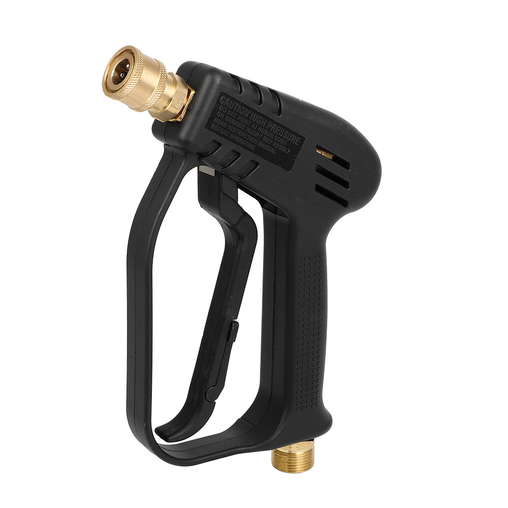 Short Pressure Washer Gun w/M22-14mm Inlet Stubby High Pressure Handle Gun New
