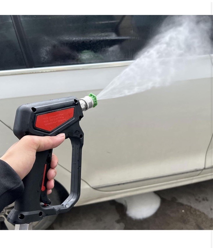 Pressure Washer Gun 5000 PSI, 12 GPM, High Pressure Spray Gun with 1/4″ Quick…