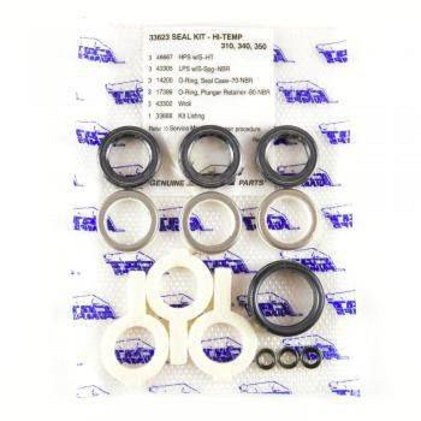 CAT PUMP 33623 HIGH TEMP SEAL KIT FOR 310, 340 and 350 Models
