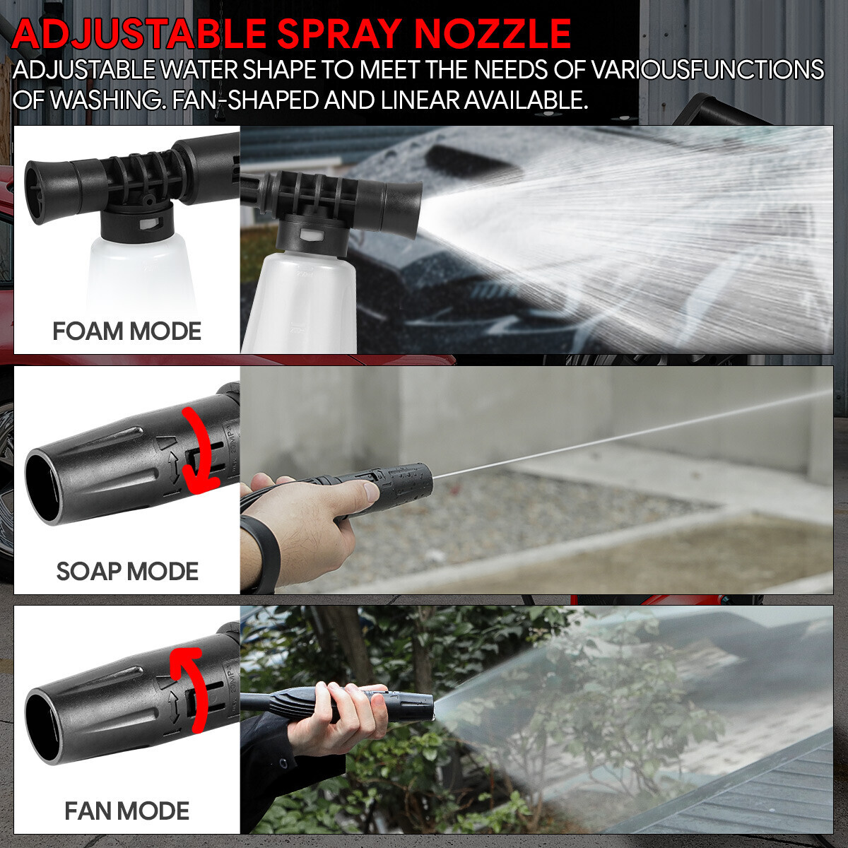 Electric Pressure Washer Kit 1813PSI 1.45GPM Portable High- Car Cleaner Machine