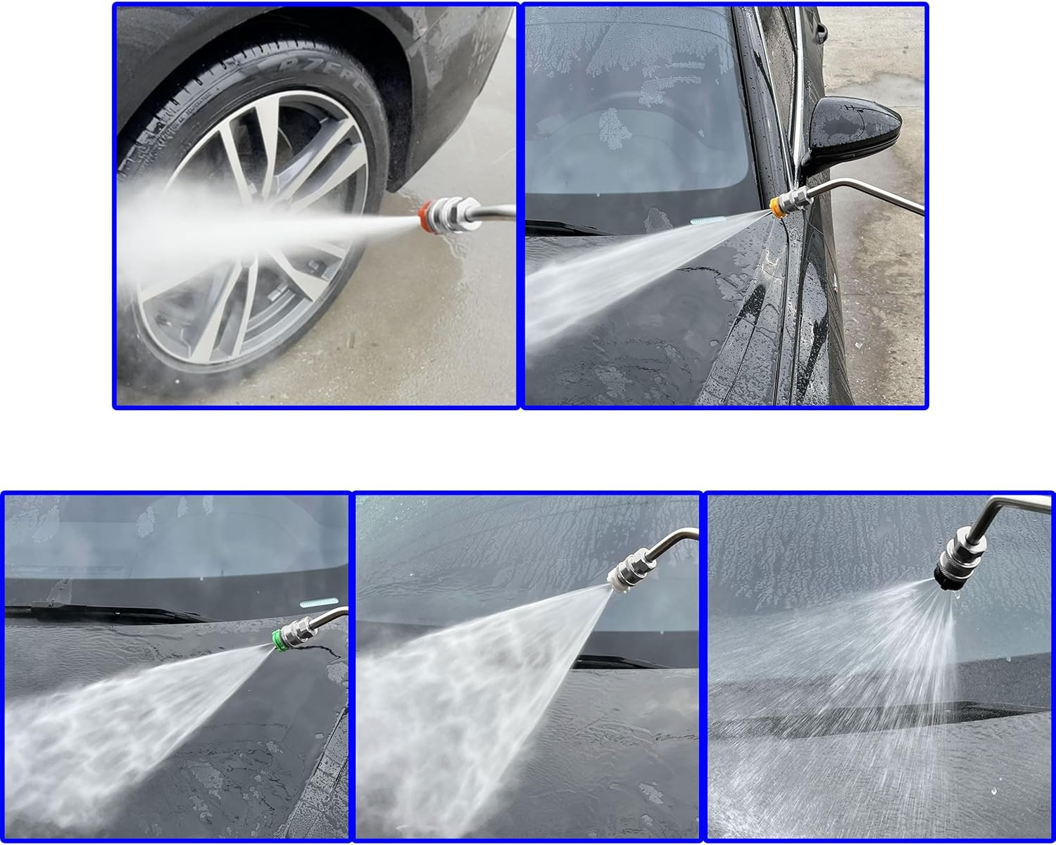 Pressure Washer Wand, 45 Degree Curved High Pressure Power Washer Extension Wand