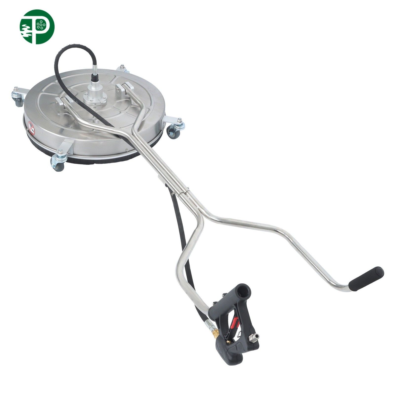 1 × 24″ Pressure Washer Surface Cleaning Kit with 4 wheels Easy-Attach Handle