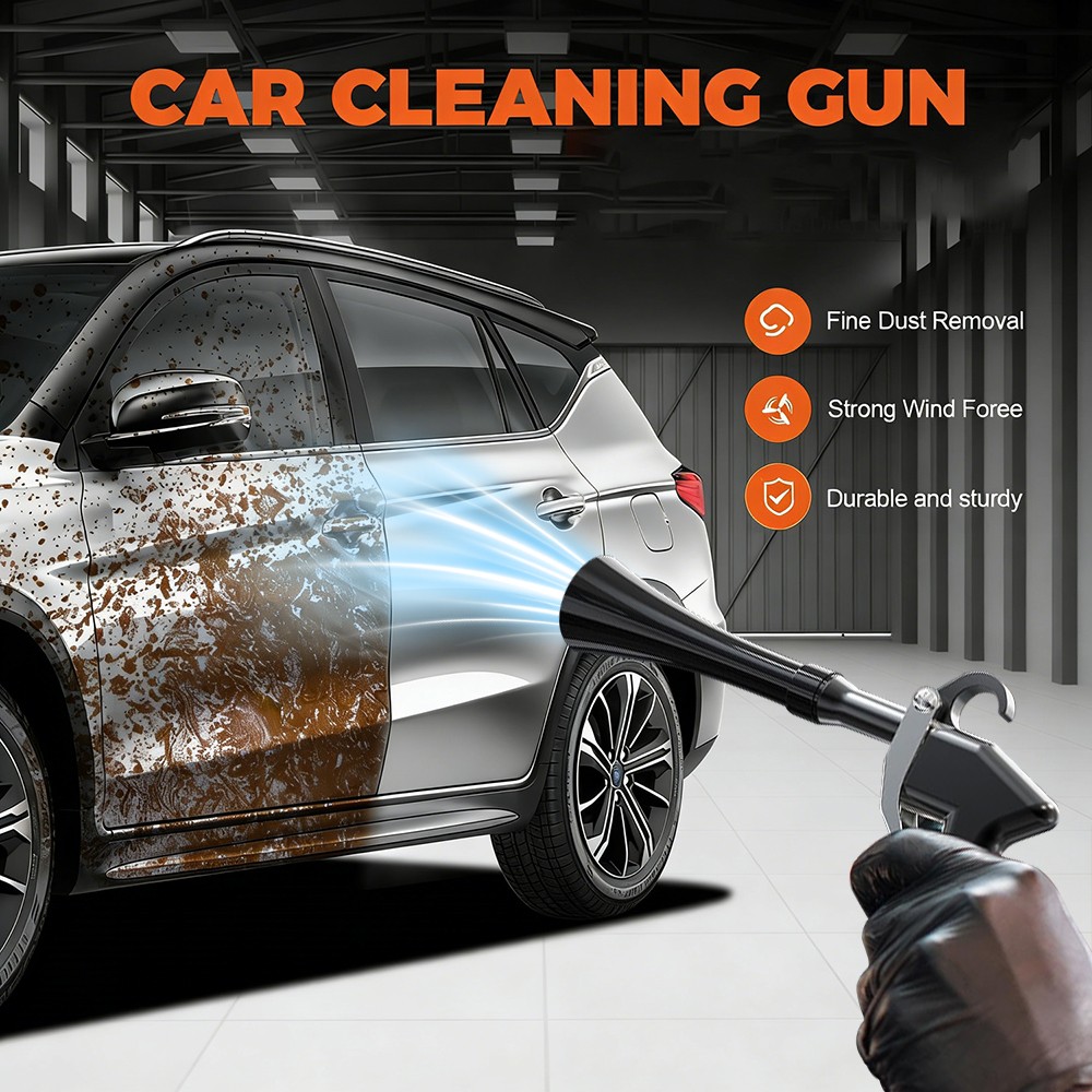 Car Cleaning Gun,Detailing Interior Dryer Air Blow Gun,High Pressure Blower Gun