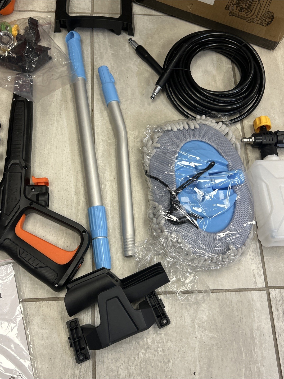 Decerk Electric Pressure Washer 1160-1800 PSI Orange