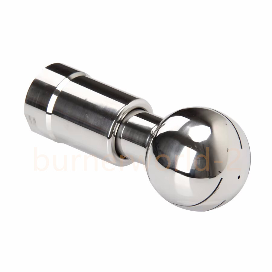 1/2″ 3/4″1″ 2″ Rotating Tank Washing Nozzle CIP Rotary Spray Ball Cleaning Head