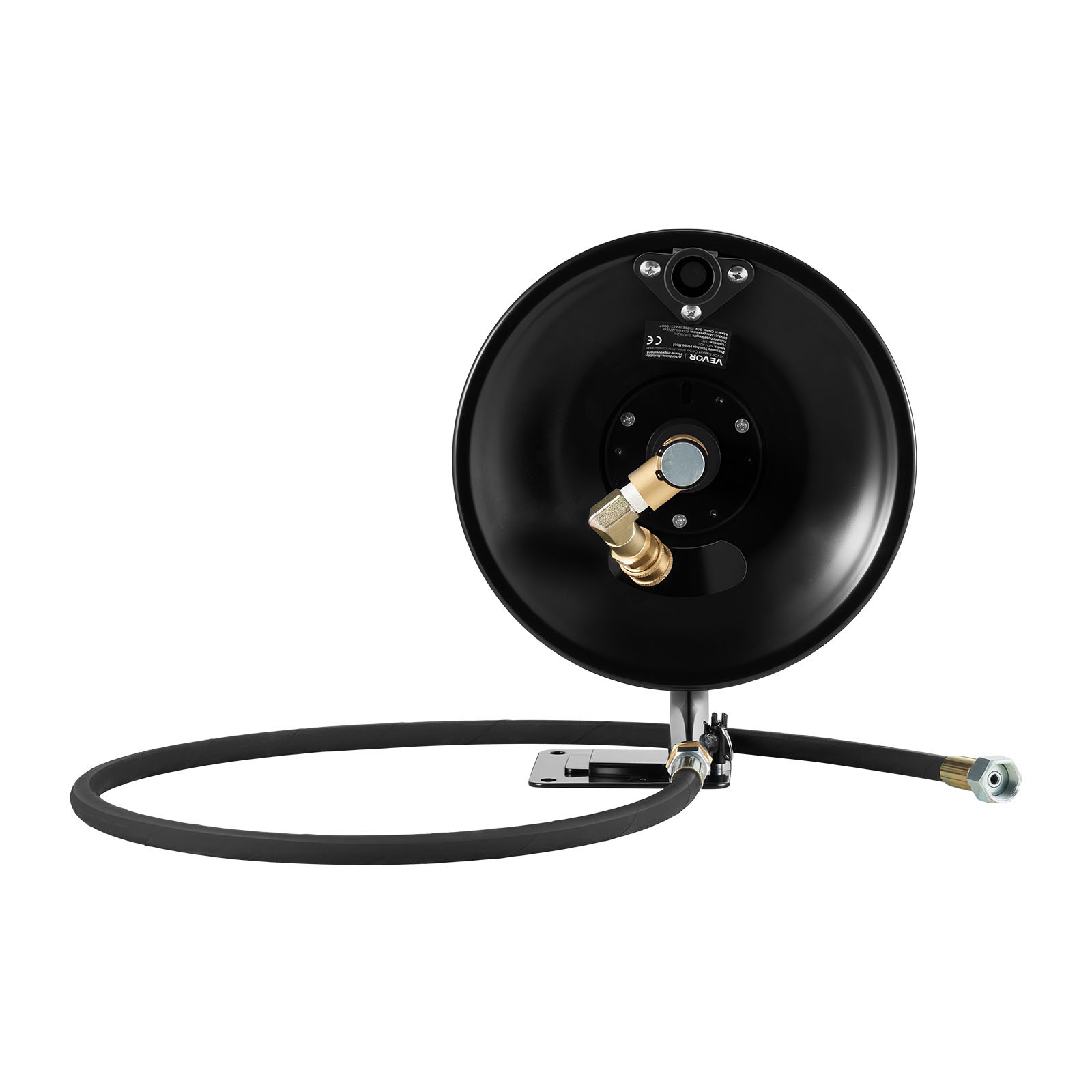 VEVOR Pressure Washer Hose Reel 50 ft x 3/8 inch Steel Wall Floor Mount 4000PSI