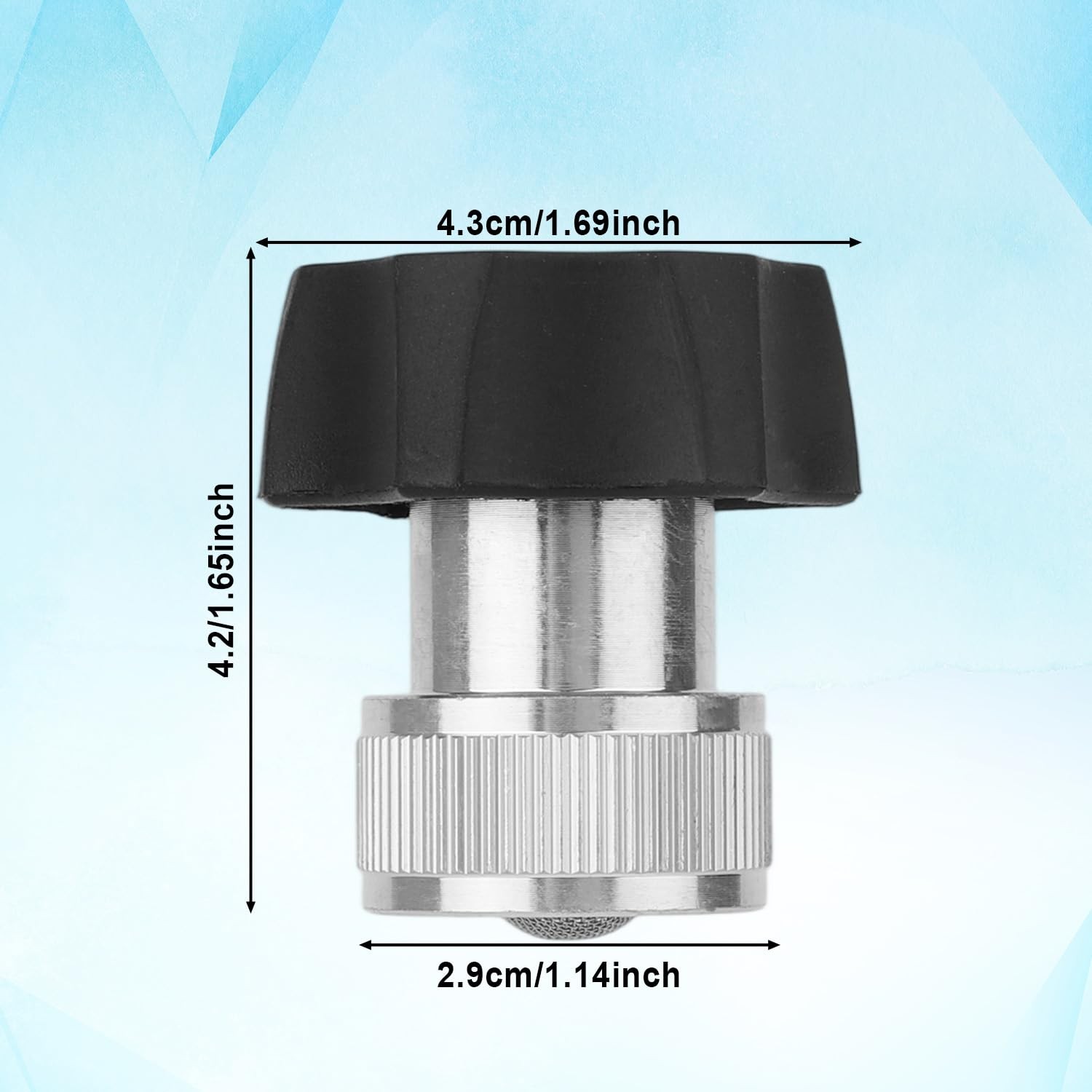 Electric Pressure Washer Adapter, 3/4 Inch High Pressure Washer Metal Quick C