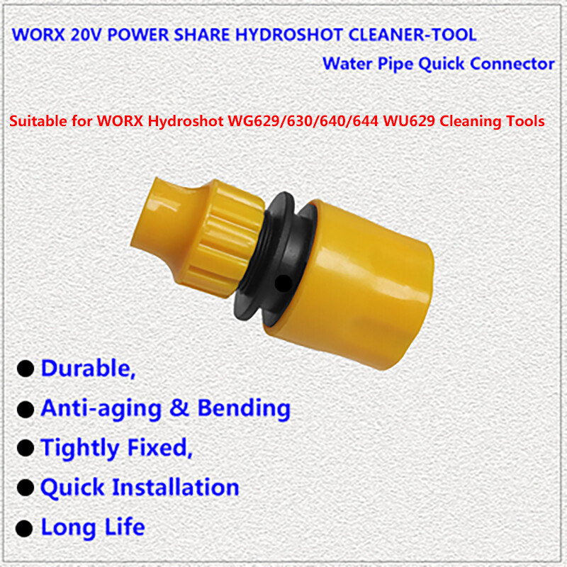 1x WORX 20V/40V POWERSHARE WG629/630/644 CLEANER-TOOLS Waterpipe Quick Connector