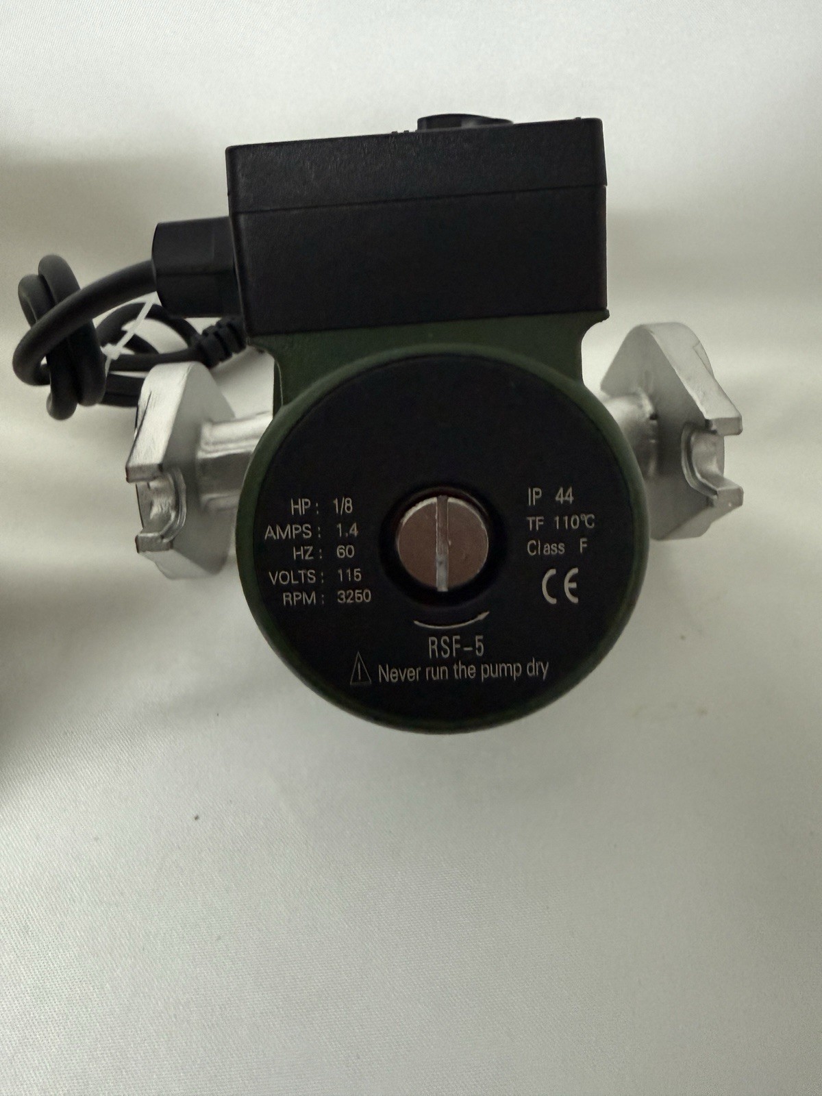 009-SF5 1/8HP 115V Water Circulating Pump Hydronic Heating Includes Flanges