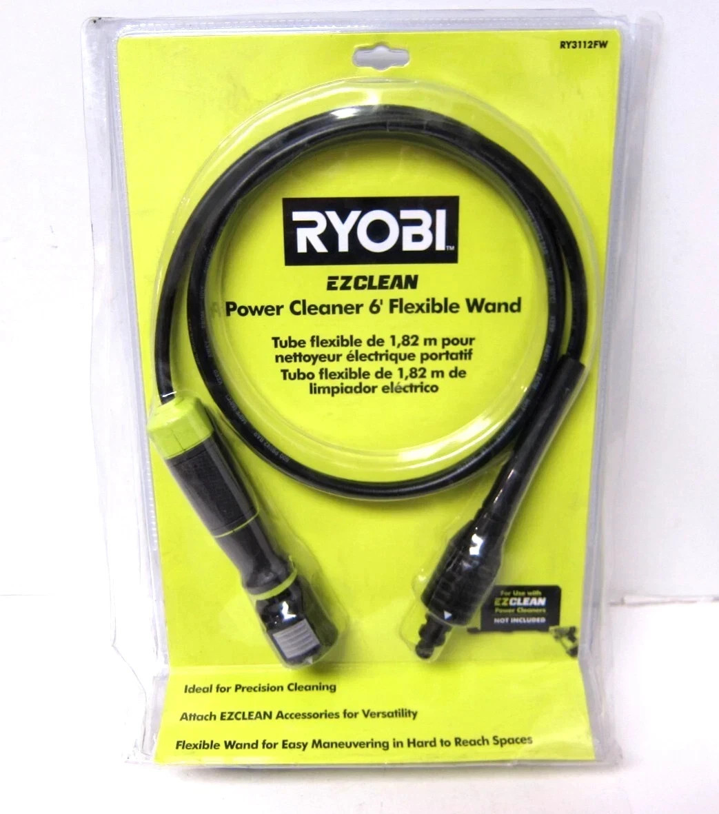 RYOBI RY3112FW EZClean Power Cleaner 6 ft. Flexible Wand
