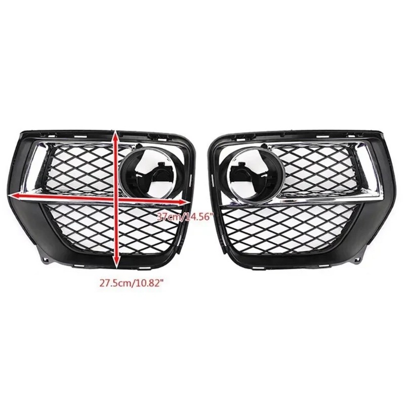 Front Bumper Fog Lamps Frame Grille Auto Accessories for 2012-2014