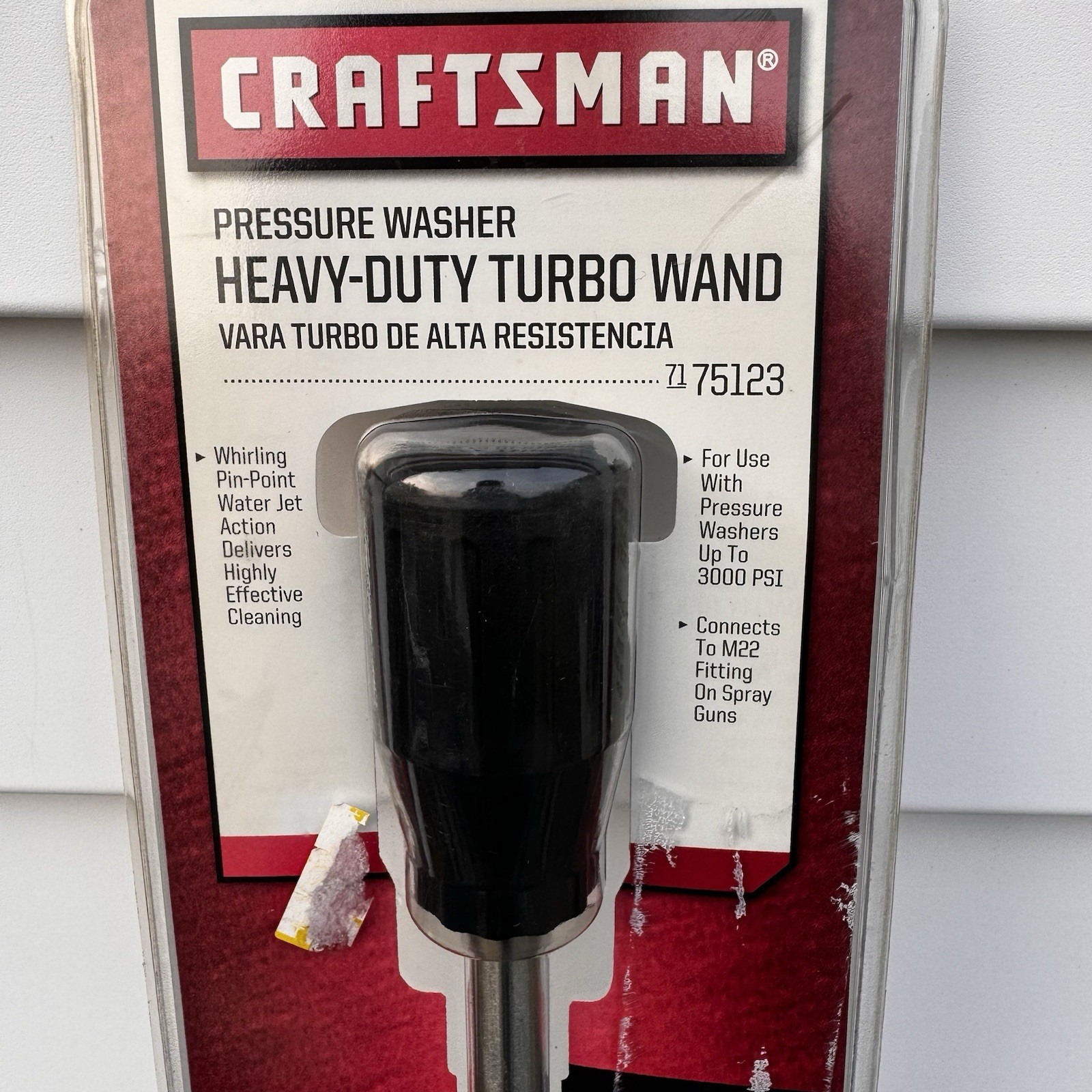 Craftsman Pressure Washer Heavy Duty Turbo Wand 7175123 New Old Stock