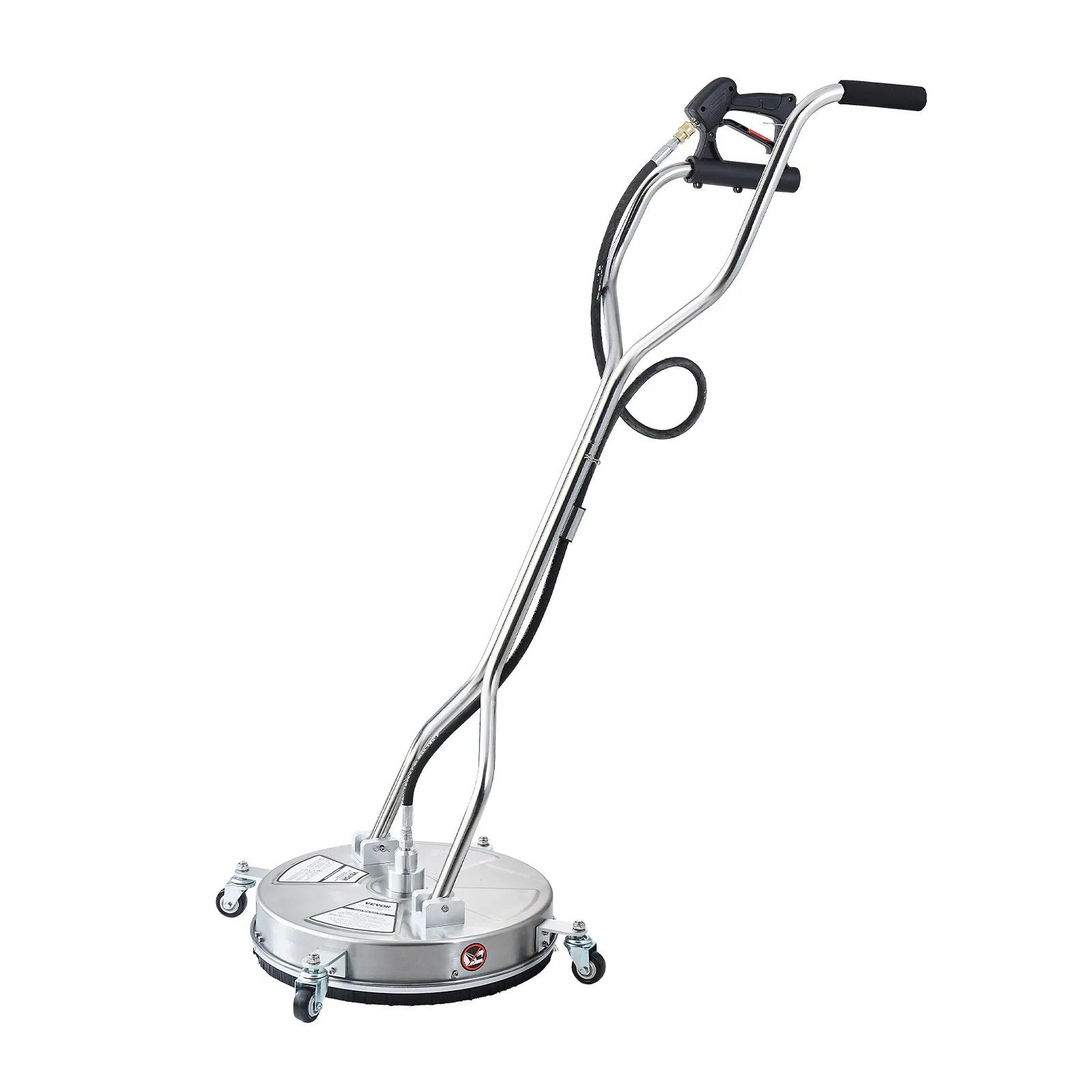 18″ Pressure Washer Surface Cleaner, Stainless Steel Pressure Washer Attachment