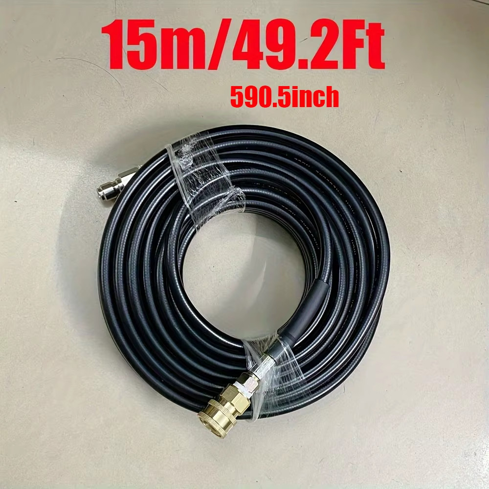 20 M Pressure Washer Hose 3/8 Quick Connection High Pressure Water Cleaning Hose