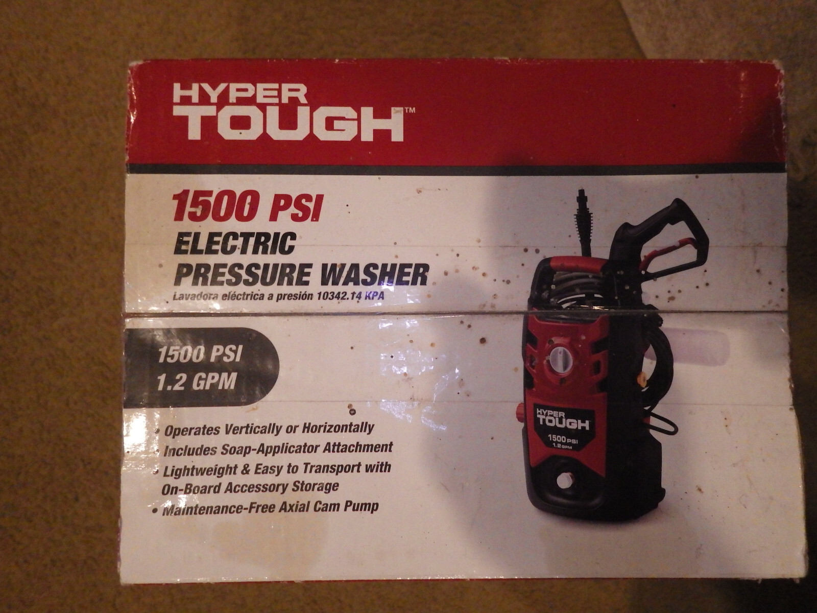 Hyper Tough 1500 psi electric pressure washer Brand New Unopened
