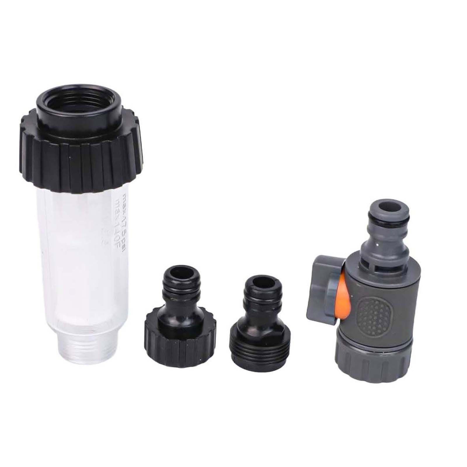 Water Filter and Valve Set for Pressure Washers RVs and Outdoor Gardening