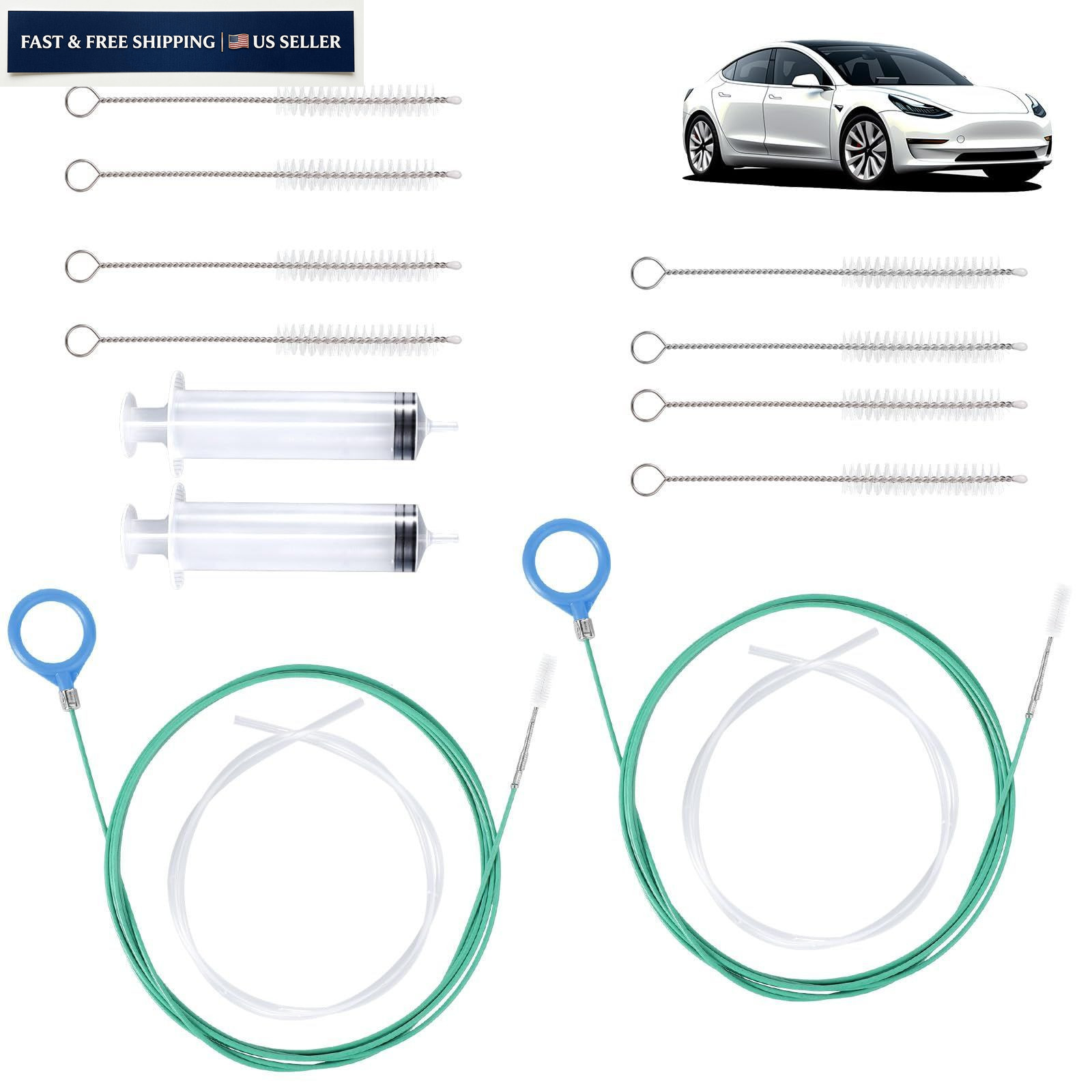 Auto Sunroof Drain Cleaning Tool, 118in Long as shown in the detailed picture