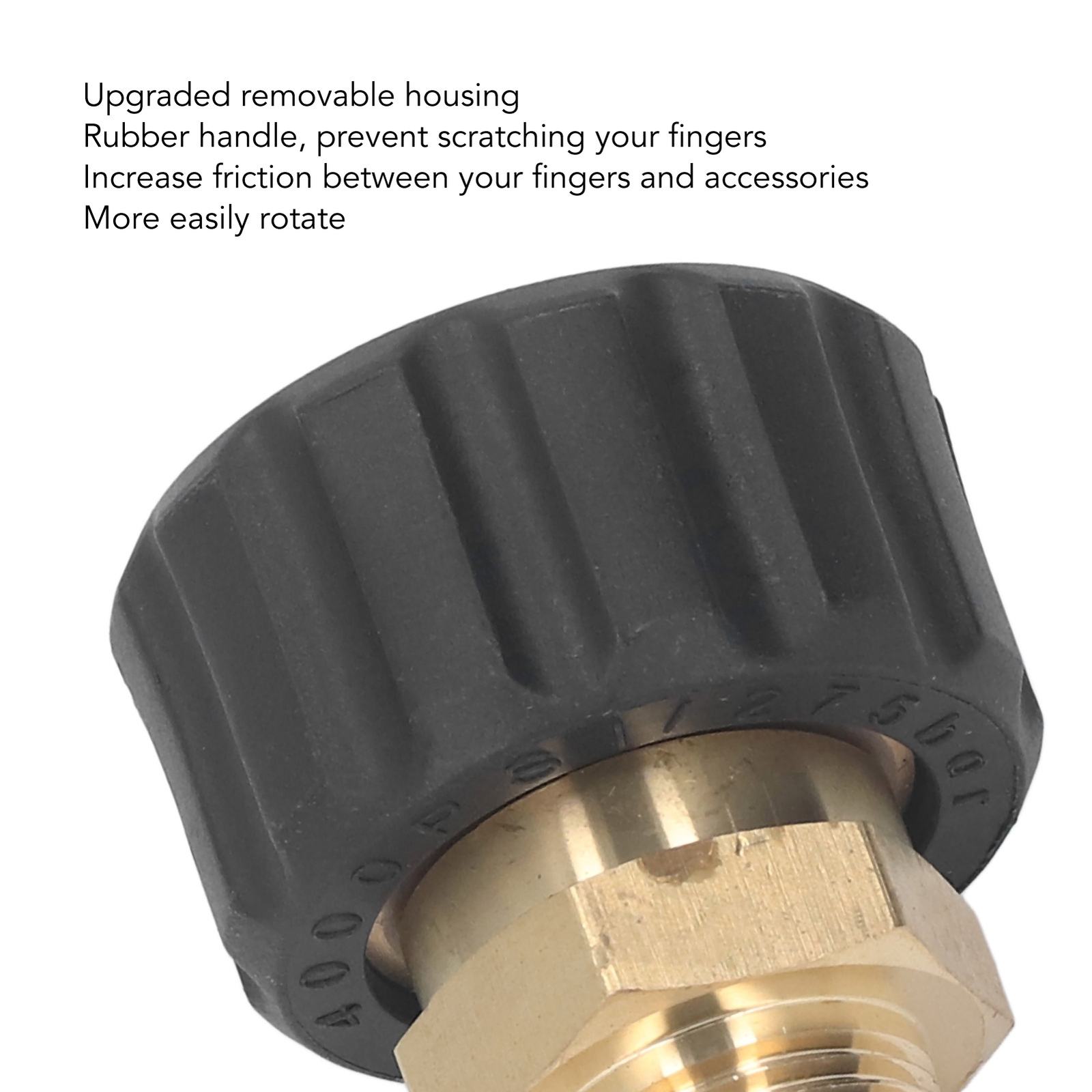 (Male G3/8 To Female M22 14mm)Pressure Washer Adapter Hose Connector 5000PSI